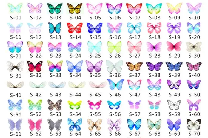 Butterfly hot melt adhesive applique embroidery patches DIY clothing accessory
Butterfly hot melt adhesive applique embroidery patches DIY clothing accessory