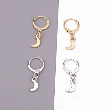 1Pair Cute Chic Gold Metal Moon Hoop Earrings For Women Girl Simple Glossy Small Crescent Endless Circle Earrings Jewelry E242
1Pair Cute Chic Gold Metal Moon Hoop Earrings For Women Girl Simple Glossy Small Crescent Endless Circle Earrings Jewelry E242
