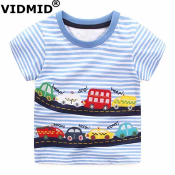 VIDMID Boys short sleeve Cotton T-Shirt Kids Brand car Design Cartoon T-shirts clothes Baby Boy Short Sleeve O-neck Top Clothing
VIDMID Boys short sleeve Cotton T-Shirt Kids Brand car Design Cartoon T-shirts clothes Baby Boy Short Sleeve O-neck Top Clothing