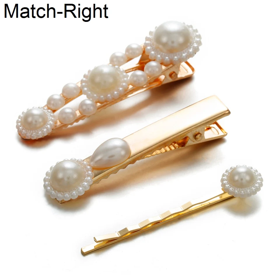 Match-Right Hair Jewelry 3Pcs/Set Pearl Hair Clip/Pin/Stick/Barrette Bridal Wedding Hairpin Styling Head Accessories NR282
Match-Right Hair Jewelry 3Pcs/Set Pearl Hair Clip/Pin/Stick/Barrette Bridal Wedding Hairpin Styling Head Accessories NR282