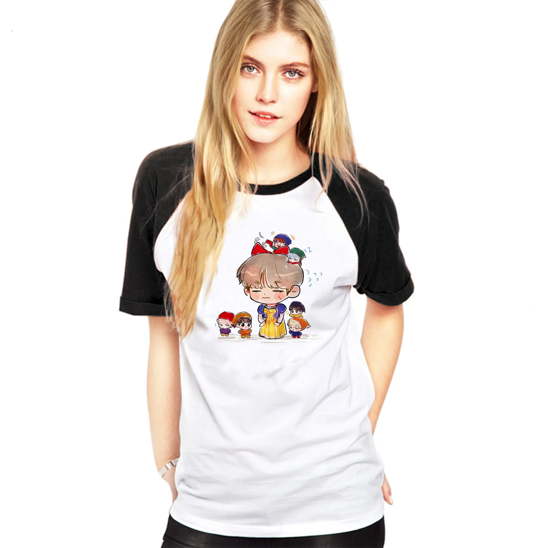 New kpop Bangtan Boys Jimin same Cartoon Short sleeve t-shirt kpop Korean printing O-neck T shirt men/women Harajuku shirt tops
New kpop Bangtan Boys Jimin same Cartoon Short sleeve t-shirt kpop Korean printing O-neck T shirt men/women Harajuku shirt tops