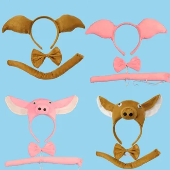 Children Adults Animal Leopard Headband Bow Tie Tail Cosplay 3pcs Set Performance Props Halloween Party Dress Decor Christmas
Children Adults Animal Leopard Headband Bow Tie Tail Cosplay 3pcs Set Performance Props Halloween Party Dress Decor Christmas