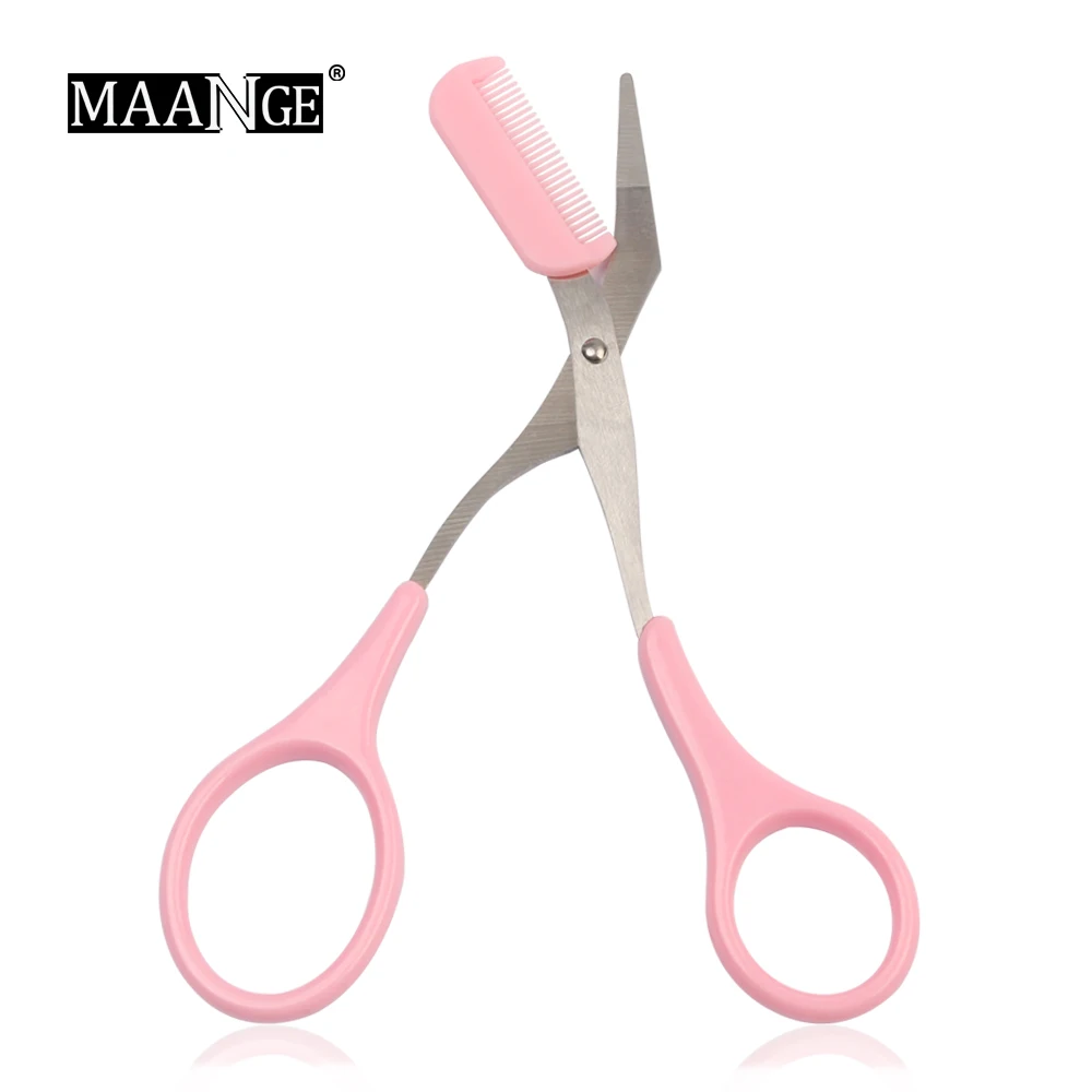 MAANGE 1PCS Pink Eyebrow Trimmer Scissors With Comb Lady Men Removal Grooming Shaping Shaver Eyelash Hair Clips Cosmetic Tool
MAANGE 1PCS Pink Eyebrow Trimmer Scissors With Comb Lady Men Removal Grooming Shaping Shaver Eyelash Hair Clips Cosmetic Tool