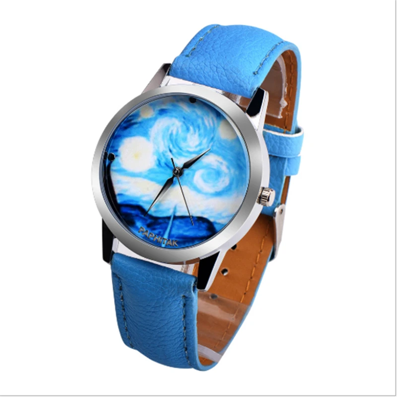 Dobroa Quartz Wristwatches Relogio Feminino Simple Van Gogh Starry Sky Ladies Watch Pour Women Watch Wristband Leather Blue
Dobroa Quartz Wristwatches Relogio Feminino Simple Van Gogh Starry Sky Ladies Watch Pour Women Watch Wristband Leather Blue