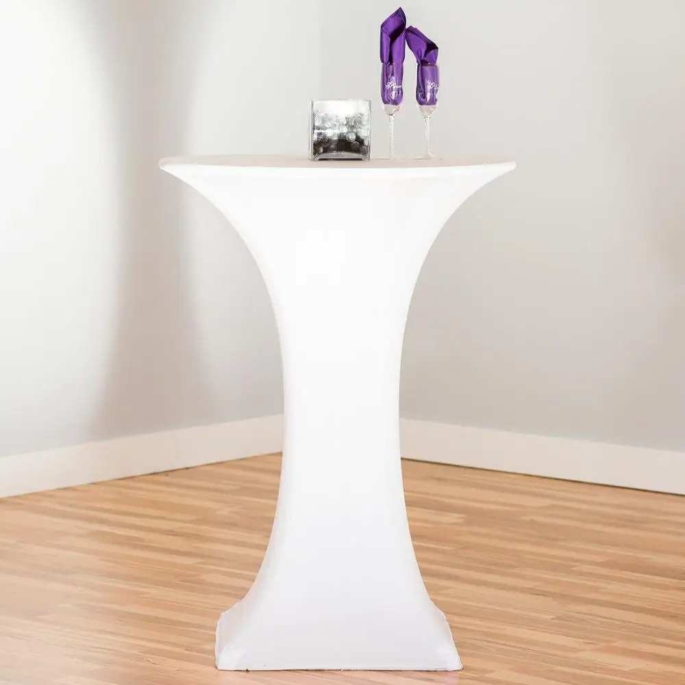 Spandex Lycra Cover Tablecloth For 4 Leg 60cm Poseur Cocktail Bar Table Wedding Party Event Decorations
Spandex Lycra Cover Tablecloth For 4 Leg 60cm Poseur Cocktail Bar Table Wedding Party Event Decorations