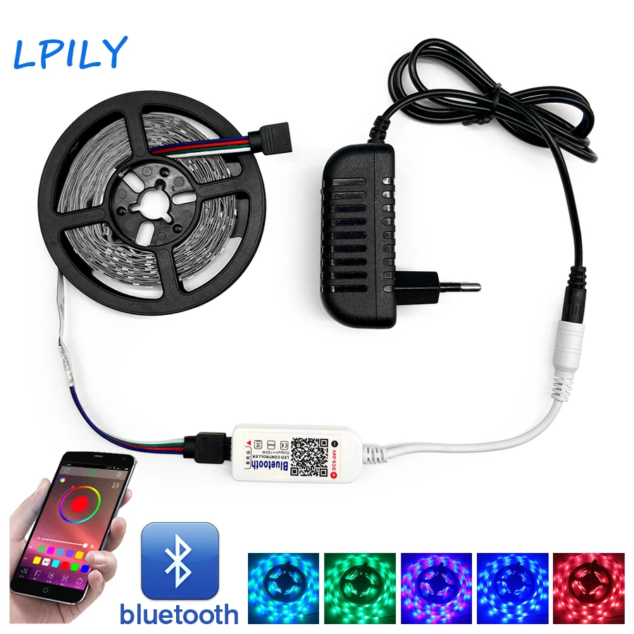 Bluetooth RGB+W and RGB Led Strip Light Waterproof SMD 5050 2835 5M/lot Flexible Led tape ribbon+Bluetooth Control+Adapter set
Bluetooth RGB+W and RGB Led Strip Light Waterproof SMD 5050 2835 5M/lot Flexible Led tape ribbon+Bluetooth Control+Adapter set