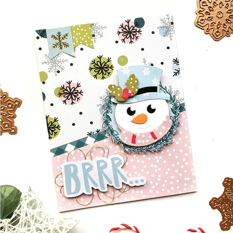 Holly Christmas Snowman Metal Cutting Dies Stencil For DIY Scrapbooking Christmas Decor Embossing Craft Die Cutting Template
Holly Christmas Snowman Metal Cutting Dies Stencil For DIY Scrapbooking Christmas Decor Embossing Craft Die Cutting Template