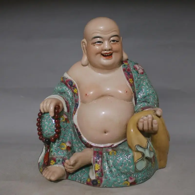 Antique old Handmade porcelain Statue, Pastels smile Buddha#26,Hand-painted crafts,best collection& adornment
Antique old Handmade porcelain Statue, Pastels smile Buddha#26,Hand-painted crafts,best collection& adornment