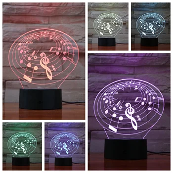 Musical Note Usb 3d Led Night Light Multicolor Rgb Boys Child Kids Baby Gifts Touch Sensor Atmosphere Table Lamp Bedside
Musical Note Usb 3d Led Night Light Multicolor Rgb Boys Child Kids Baby Gifts Touch Sensor Atmosphere Table Lamp Bedside