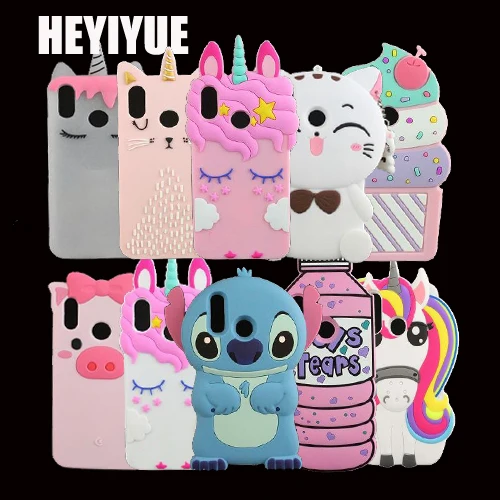 For Huawei P20 Lite Cute 3D Silicon Cat Cupcake Unicorn Cartoon Soft Cell Phone Back Skin Case Cover for Huawei P20Lite P20 Lite
For Huawei P20 Lite Cute 3D Silicon Cat Cupcake Unicorn Cartoon Soft Cell Phone Back Skin Case Cover for Huawei P20Lite P20 Lite
