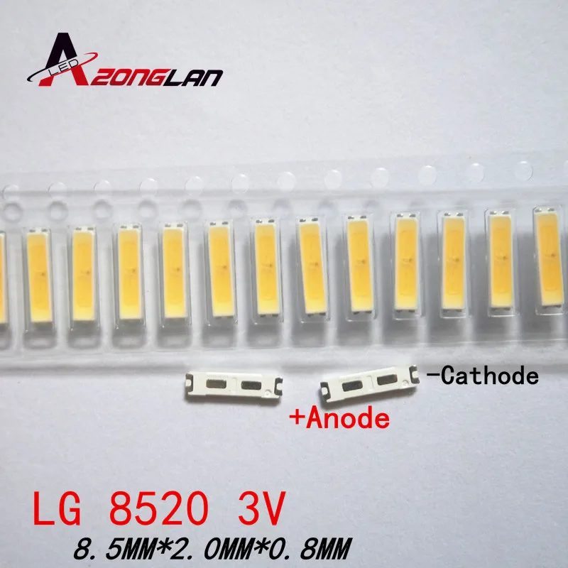300 шт для LG SMD 8520 LED подсветка 0 5 W 3V холодный белый 50 55LM ТВ применение|Подвесные