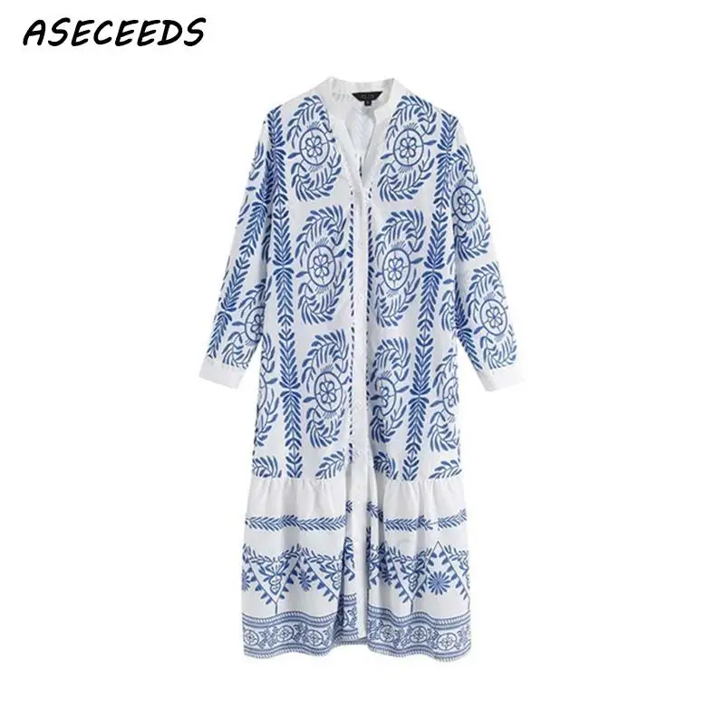 Summer vintage V neck print midi dress women three quarter sleeve pockets shirt dress female korean office tshirt dress vestidos
Summer vintage V neck print midi dress women three quarter sleeve pockets shirt dress female korean office tshirt dress vestidos