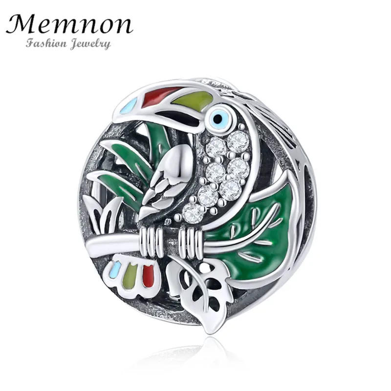Memnon Colorful CZ Lovely Toucan Bird charms 100% 925 sterling silver NEW beads fit charm bracelet necklace DIY fashion Jewelry
Memnon Colorful CZ Lovely Toucan Bird charms 100% 925 sterling silver NEW beads fit charm bracelet necklace DIY fashion Jewelry