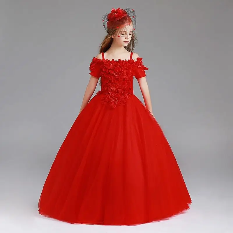 2019 New Kids Girl Elegant Bridesmaid Wedding Dress Children Pearls Mesh Princess Dresses Baby Girl Pageants Prom Party Gown Q36
2019 New Kids Girl Elegant Bridesmaid Wedding Dress Children Pearls Mesh Princess Dresses Baby Girl Pageants Prom Party Gown Q36