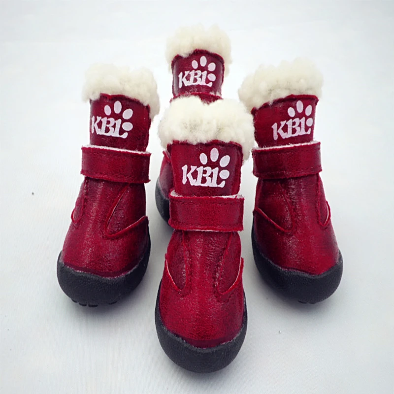 Small Dog Shoes Fashion Red PU Waterproof Dog Shoes Snow Defence Pet Dog Boots Cat Shoes Puppy Warm Boots For Winter Brown Pink
Small Dog Shoes Fashion Red PU Waterproof Dog Shoes Snow Defence Pet Dog Boots Cat Shoes Puppy Warm Boots For Winter Brown Pink