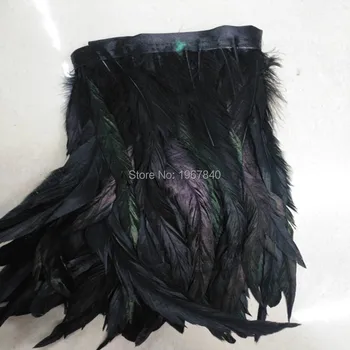 Fashion Feather 10 Meter/lots Black Coque Rooster Tail Feather Fringe Rooster feather trimming 10-12inch in width
Fashion Feather 10 Meter/lots Black Coque Rooster Tail Feather Fringe Rooster feather trimming 10-12inch in width