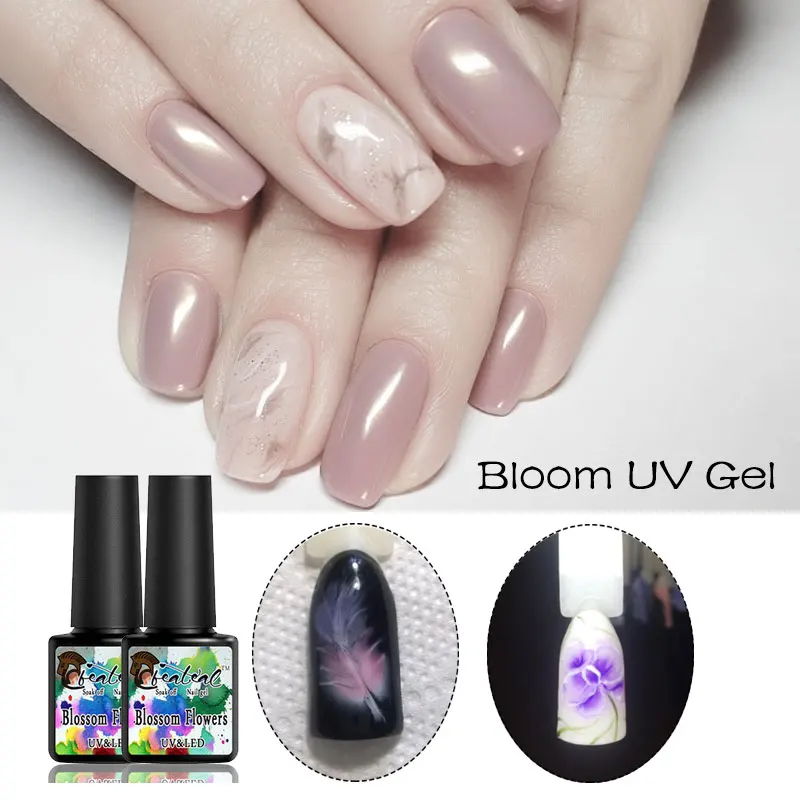 Beateal 8ml White Clear Blooming Gel Nail Polish UV Nail Art Glue Blossom Painting Gel Lacquer Hybird Organic Gel Varnish
Beateal 8ml White Clear Blooming Gel Nail Polish UV Nail Art Glue Blossom Painting Gel Lacquer Hybird Organic Gel Varnish