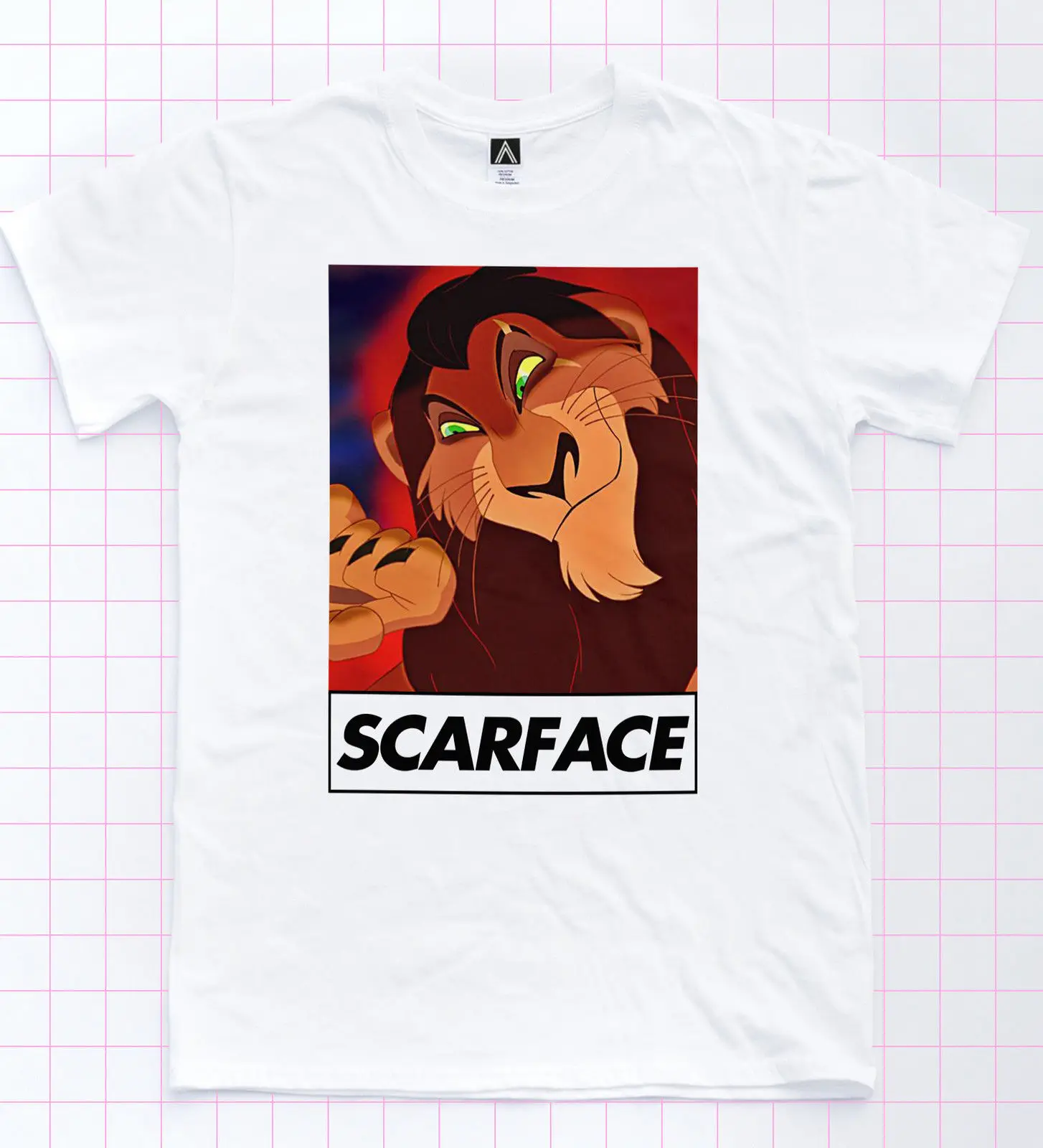 Scar Tee Face Little Friend Villain Lion Tee King Film Retro Princess Indie Top Cartoon t shirt men Unisex New Fashion tshirt
Scar Tee Face Little Friend Villain Lion Tee King Film Retro Princess Indie Top Cartoon t shirt men Unisex New Fashion tshirt