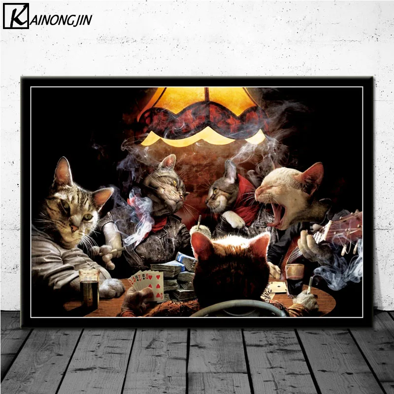 Poster Dogs Playing Poker Cats Funny Style Posters and Prints Canvas Painting Wall Art Picture for Living Room Home Decoration
Poster Dogs Playing Poker Cats Funny Style Posters and Prints Canvas Painting Wall Art Picture for Living Room Home Decoration