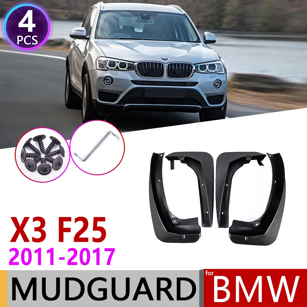 4 PCS For BMW X3 F25 2011~2017 Front Rear Car Fender Mud Guard Flaps Splash Flap Mudguards Accessories 2012 2013 2014 2015 2016
4 PCS For BMW X3 F25 2011~2017 Front Rear Car Fender Mud Guard Flaps Splash Flap Mudguards Accessories 2012 2013 2014 2015 2016