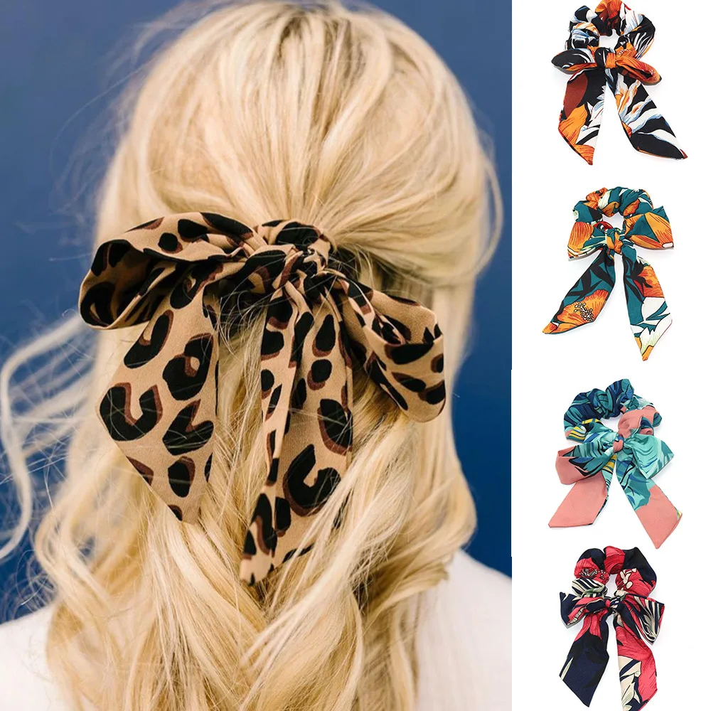 Women Fashion Print Ribbon Hair Scrunchies Ponytail Holder Elastic Hair Bands Hair Rope Ring Headwear Hair Accessories
Women Fashion Print Ribbon Hair Scrunchies Ponytail Holder Elastic Hair Bands Hair Rope Ring Headwear Hair Accessories