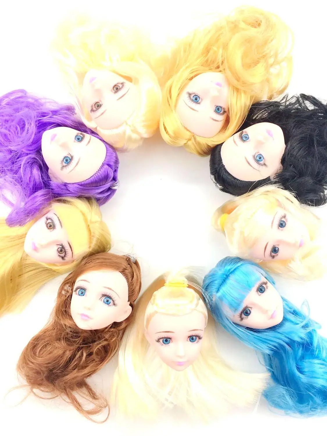 32cm Multi-color Hair curly straight Nude Doll With Head Ball Joint Movable DIY Toys Accessories Birthday Gift For Girl
32cm Multi-color Hair curly straight Nude Doll With Head Ball Joint Movable DIY Toys Accessories Birthday Gift For Girl