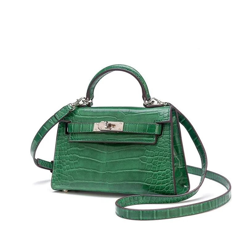 2019 New Fashion Luxury Alligator Women's Handbags Designer Brand Messenger Bags Genuine Leather Small Shoulder Bags Sac A Main
2019 New Fashion Luxury Alligator Women's Handbags Designer Brand Messenger Bags Genuine Leather Small Shoulder Bags Sac A Main