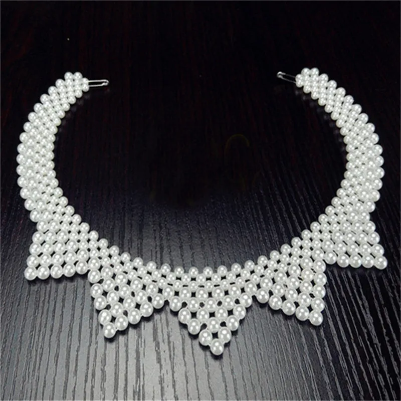 1pcs Luxurious Braided Pearl White Color Lace Neckline Collar Applique Motif Patches Scrapbooking Embossed Sewing Accessories
1pcs Luxurious Braided Pearl White Color Lace Neckline Collar Applique Motif Patches Scrapbooking Embossed Sewing Accessories