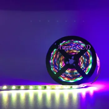 5m/roll DC12V SMD5050 RGB led tape addressable Flexible Digital Ribbon 30/48/60leds/m external IC ws2811 led pixel strip light 
5m/roll DC12V SMD5050 RGB led tape addressable Flexible Digital Ribbon 30/48/60leds/m external IC ws2811 led pixel strip light