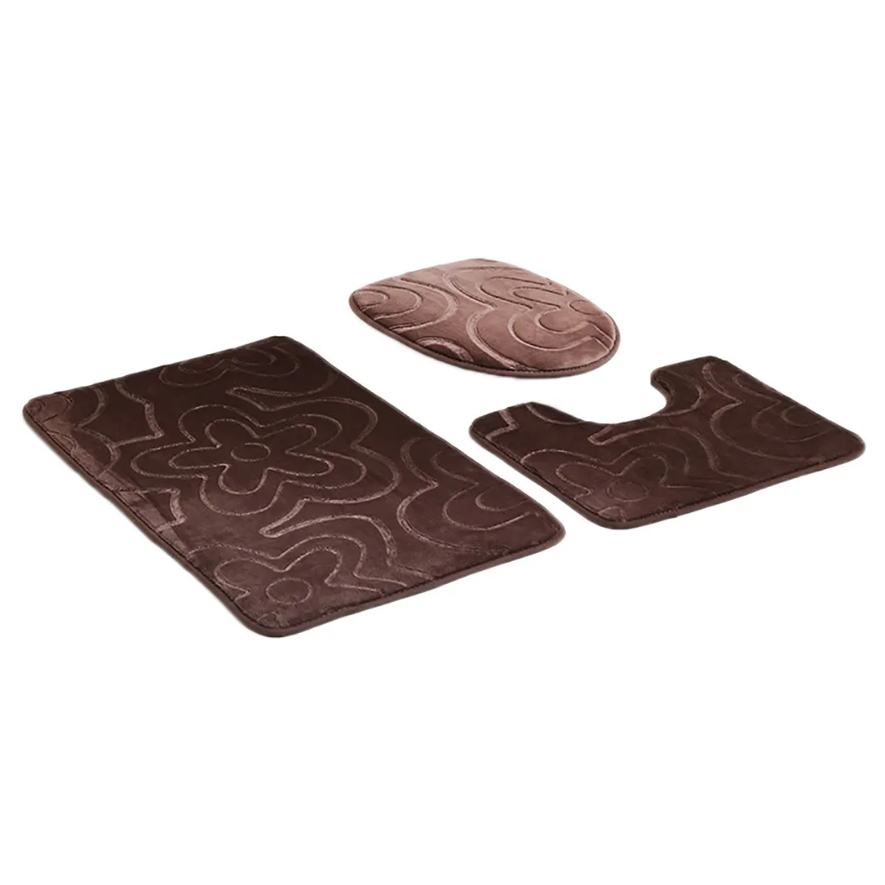 3 Piece Set Brown Pattern Bathroom Floor Mat And Toilet Seat Cover Bathroom Mat Bathroom Set
3 Piece Set Brown Pattern Bathroom Floor Mat And Toilet Seat Cover Bathroom Mat Bathroom Set