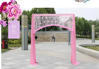 New wedding arch flower door bead curtain arch flower rack opening celebration silk flower arch happiness door props
New wedding arch flower door bead curtain arch flower rack opening celebration silk flower arch happiness door props