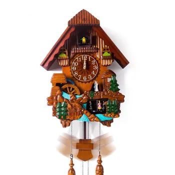 Music wall cuckoo clock wood fashion watches quieten timekeeping watch children gift presents
Music wall cuckoo clock wood fashion watches quieten timekeeping watch children gift presents