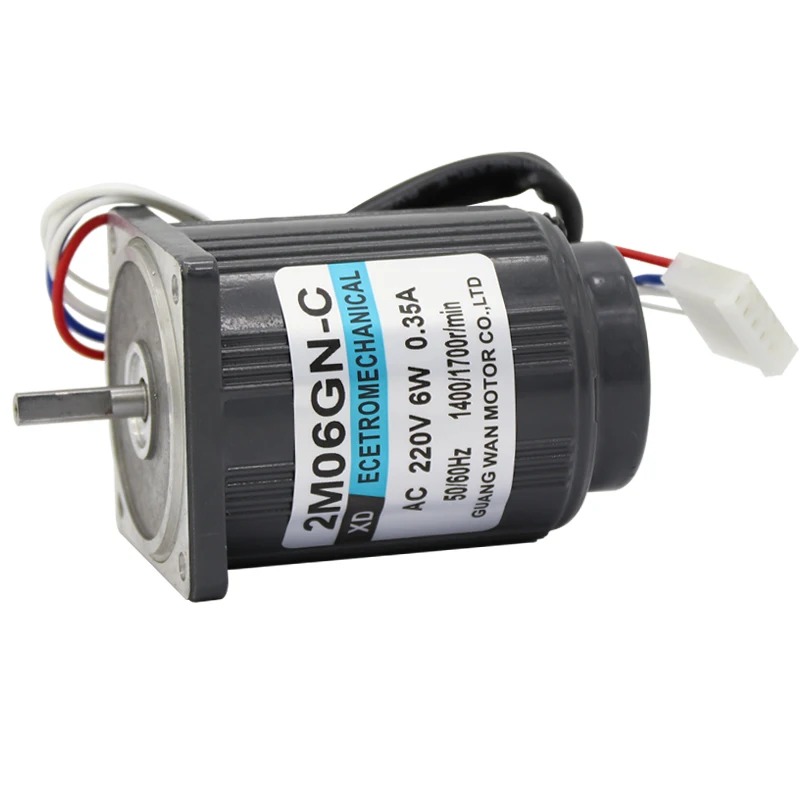 2I/RK6GN-C 220V AC Motor, 6W Optical Axis, 1400-2800RPM High Speed Miniature Unidirectional Motor, CW/CCW Adjustable Speed Motor
2I/RK6GN-C 220V AC Motor, 6W Optical Axis, 1400-2800RPM High Speed Miniature Unidirectional Motor, CW/CCW Adjustable Speed Motor