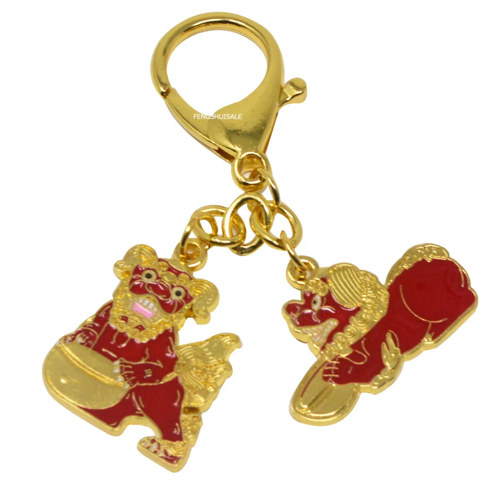 

Fengshui "TZI CHI KAU" Red Dog Amulet keychain W Fengshuisale Red String Bracelet W3362