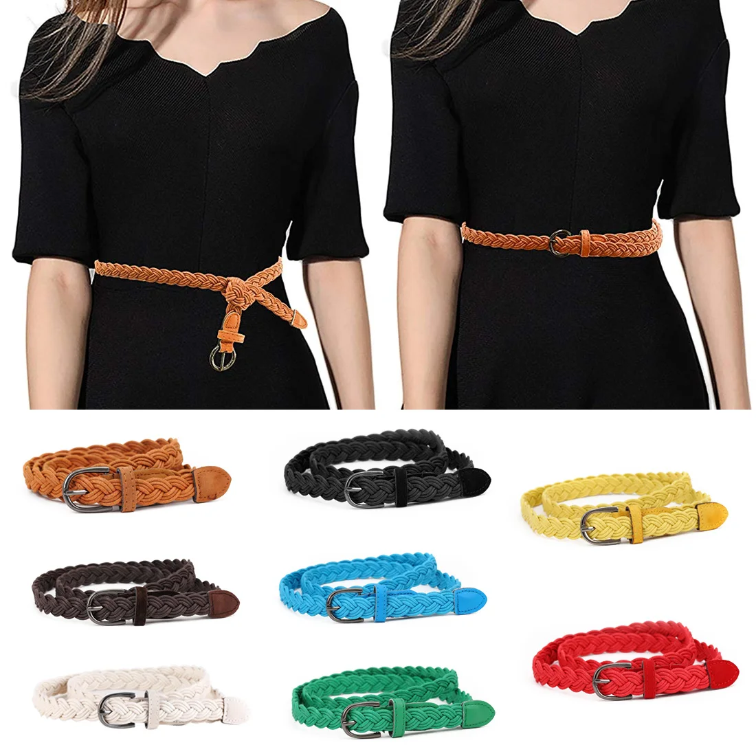 Hot Sell New Womens Belt New Style Candy Colors Hemp Rope Braid Belt Female Belt For Dress
Hot Sell New Womens Belt New Style Candy Colors Hemp Rope Braid Belt Female Belt For Dress