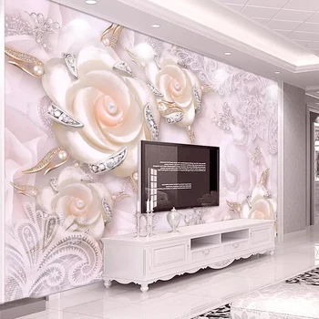 Custom Photo Wallpaper For Walls 3D Pink Flower Jewelry Pearl Wall Mural Living Room Bedroom TV Backdrop Wall Papers Home Decor
Custom Photo Wallpaper For Walls 3D Pink Flower Jewelry Pearl Wall Mural Living Room Bedroom TV Backdrop Wall Papers Home Decor