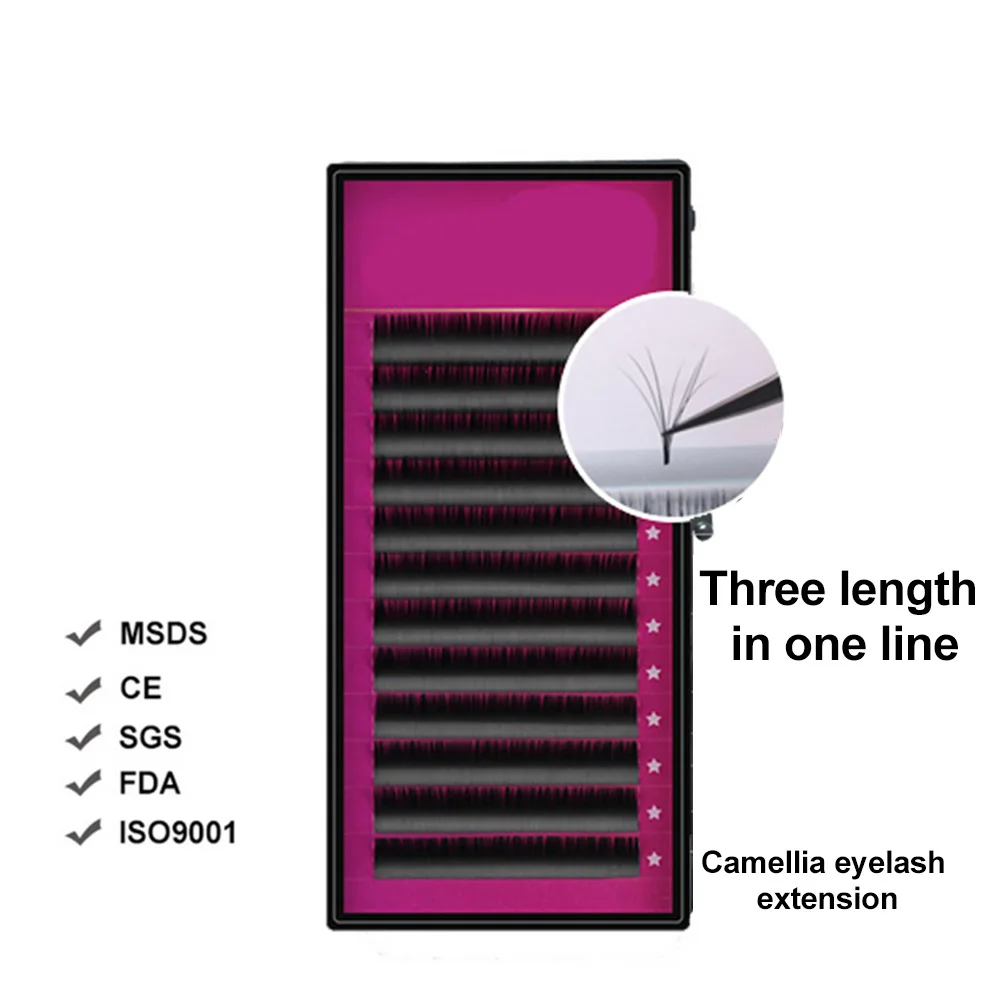 New material 12 rows Volume Eyelash Extensions Mixed Length Camellia Eyelash Pandora Eyelashes Easy Volume
New material 12 rows Volume Eyelash Extensions Mixed Length Camellia Eyelash Pandora Eyelashes Easy Volume