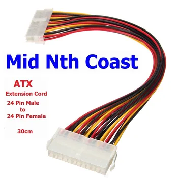 100pcs ATX 24 Pin Male to 24Pin Female Power Supply Extension Cable Internal PC PSU TW Power Lead Connector Wire 30CM
100pcs ATX 24 Pin Male to 24Pin Female Power Supply Extension Cable Internal PC PSU TW Power Lead Connector Wire 30CM