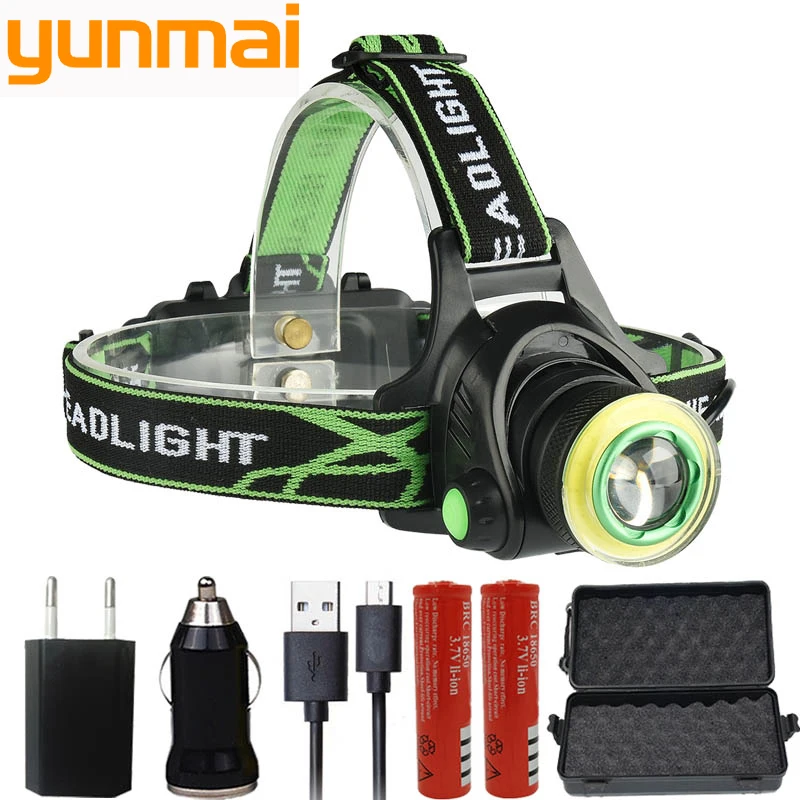Z20yunmai 7403 CREE XM-L2 T6 COB 10000LM Led Headlamp Headlight Micro USB Charger Head Lamp Portable Light Torch Lantern
Z20yunmai 7403 CREE XM-L2 T6 COB 10000LM Led Headlamp Headlight Micro USB Charger Head Lamp Portable Light Torch Lantern