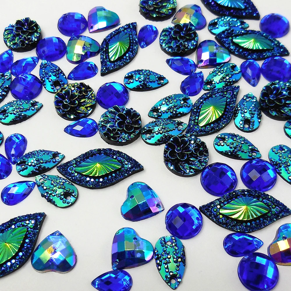 BLue 230pcs Royal Decorative Crafts Sew on AB Rhinestoens Crystal Stone Sewing For Diy Wedding Clothing Garments Beads Flatback
BLue 230pcs Royal Decorative Crafts Sew on AB Rhinestoens Crystal Stone Sewing For Diy Wedding Clothing Garments Beads Flatback