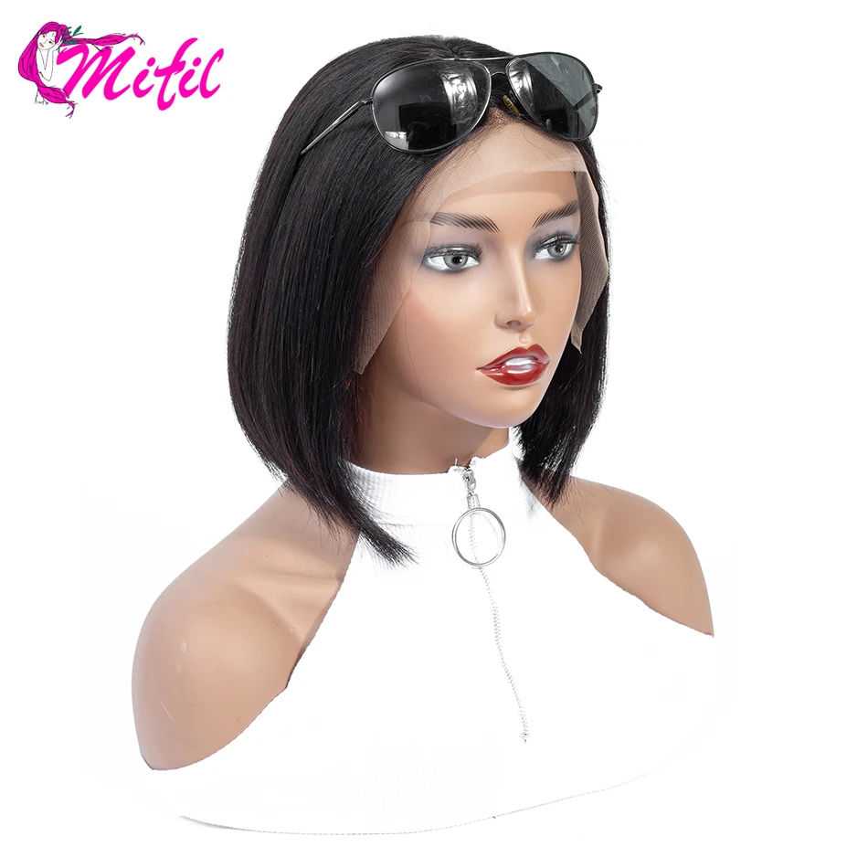 Mifil Hair 13x4 Brazilian Lace Front Human Hair Wigs For Black Women Natural Color Remy Bob Straight Lace Front Wigs
Mifil Hair 13x4 Brazilian Lace Front Human Hair Wigs For Black Women Natural Color Remy Bob Straight Lace Front Wigs