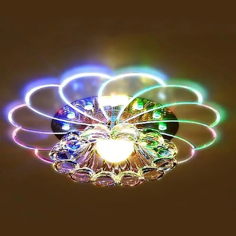 Светодиодный роскошный хрустальный потолочный светильник s-лампа