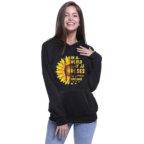 Fashion Autumn Women Casual Solid Full Sleeve Stand-neck Print Loose Blouse Sweatshirt Girl Casual Clothes Ropa con capucha #XT
Fashion Autumn Women Casual Solid Full Sleeve Stand-neck Print Loose Blouse Sweatshirt Girl Casual Clothes Ropa con capucha #XT