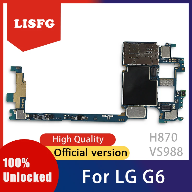 LISFG 100% Original Unlocked Full Working For LG G6 H870 VS988 motherboard Full Test 100% EU Version For LG G6 plate Board
LISFG 100% Original Unlocked Full Working For LG G6 H870 VS988 motherboard Full Test 100% EU Version For LG G6 plate Board