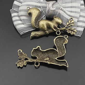 (24202)6PCS 56x37MM Antique Bronze Zinc Alloy Squirrel Charms Pendants Diy Jewelry Findings Accessories Wholesale
(24202)6PCS 56x37MM Antique Bronze Zinc Alloy Squirrel Charms Pendants Diy Jewelry Findings Accessories Wholesale