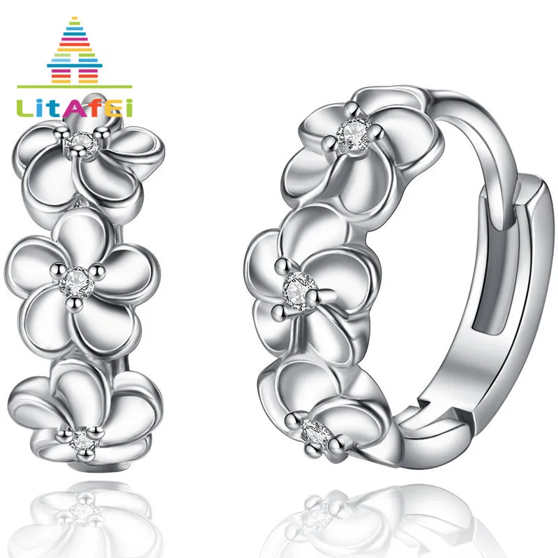 Earrings Jewelry Flower Clover Crystal Hoop Earrings White Gold Color Earring Sets for Women Girl Tiny Gift
Earrings Jewelry Flower Clover Crystal Hoop Earrings White Gold Color Earring Sets for Women Girl Tiny Gift