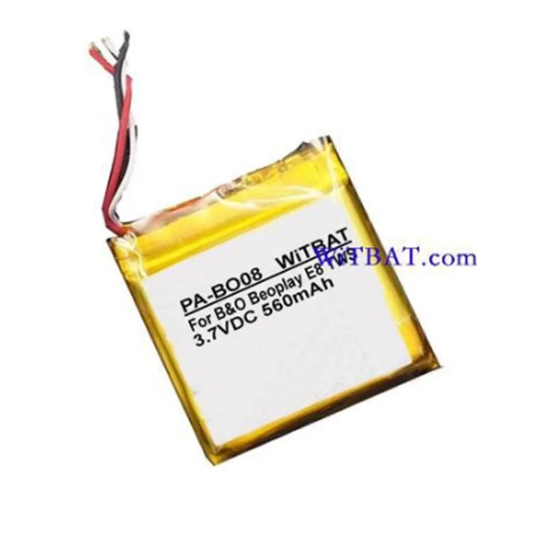 Battery for B&O Beoplay E8 TWS Headset New Li Polymer Rechargeable Accumulator Pack Replacement 3.7V 560mAh AEC643333A Trackable
Battery for B&O Beoplay E8 TWS Headset New Li Polymer Rechargeable Accumulator Pack Replacement 3.7V 560mAh AEC643333A Trackable