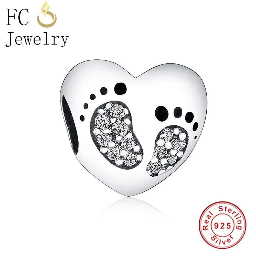 Fit Original Pandora Charms Bracelet Silver 925 Baby Feet Newborn Mom Charm Heart Bead Berloque 925 Sterling Silver
Fit Original Pandora Charms Bracelet Silver 925 Baby Feet Newborn Mom Charm Heart Bead Berloque 925 Sterling Silver
