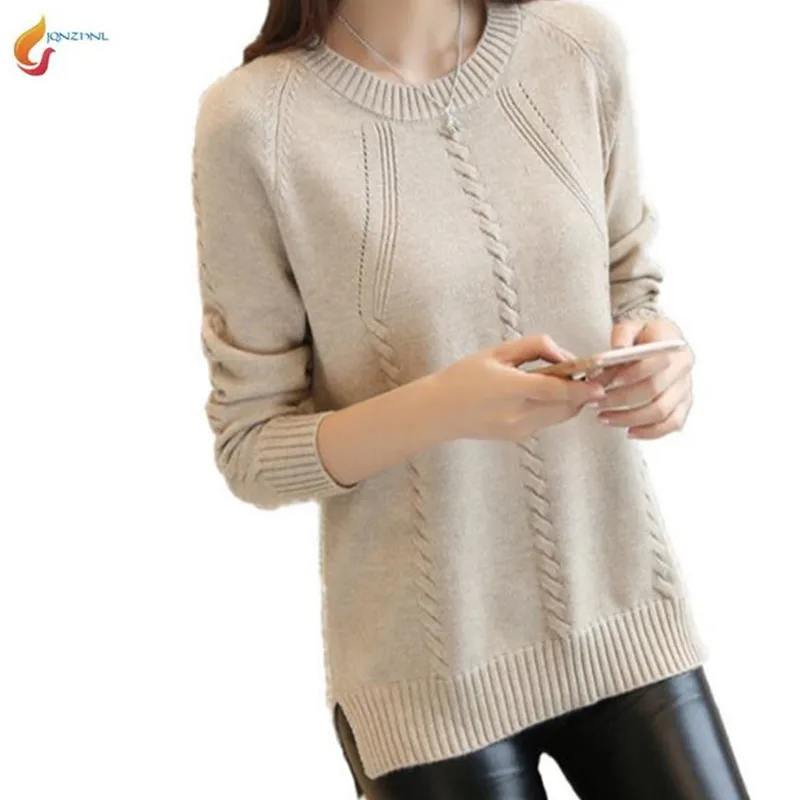Sweater women autumn winter loose large size casual pure color sweater long-sleeved round neck Knitwear women short sweater G635
Sweater women autumn winter loose large size casual pure color sweater long-sleeved round neck Knitwear women short sweater G635