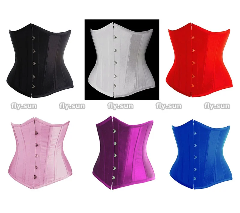Satin Underbust Corset Top Waist Cincher Sexy Lace Up Lingerie Shapewear S M L XL 2XL
Satin Underbust Corset Top Waist Cincher Sexy Lace Up Lingerie Shapewear S M L XL 2XL